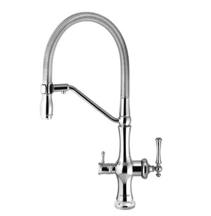 شیر ظرفشویی دوکاره فنری مدل S-3002