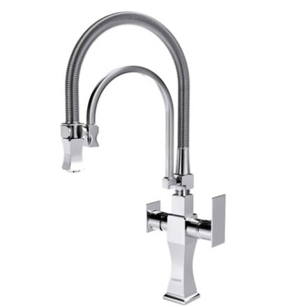 شیر ظرفشویی دوکاره فنری مدل S-3003