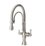 شیر ظرفشویی تصفیه آب فنری مدل S-3006 نقره ای